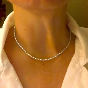 Mejuri Freshwater Tiny Pearl Necklace